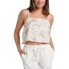 Quiksilver Womens Women’s Jessa Floral Cropped Cami Top(Warm Sand)