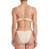 Quiksilver Womens Women’s Kendal Solid Tie Bikini Bottom(Seashell)