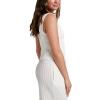 Quiksilver Womens Women’s Maci Solid Textured Cropped Tank Top(White)