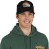 Quiksilver Men’s Premium Cotton Adjustable Snap Back Logo Baseball Cap(Black)