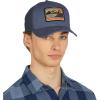 Quiksilver Men’s Premium Cotton Adjustable Snap Back Logo Baseball Cap(Blue Shadow)