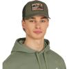 Quiksilver Men’s Premium Cotton Adjustable Snap Back Logo Baseball Cap(Sage)