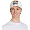 Quiksilver Men’s Premium Cotton Adjustable Snap Back Logo Baseball Cap(Snow White)