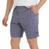 Quiksilver Mens Regular Fit Fixed Waist Water Friendly Active Hybrid Shorts(Plaid Design – Eclipse)