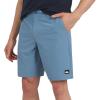 Quiksilver Mens Regular Fit Fixed Waist Water Friendly Active Hybrid Shorts(Solid Deisgn – Blue Shadow)