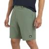 Quiksilver Mens Regular Fit Fixed Waist Water Friendly Active Hybrid Shorts(Solid Design – Sage)