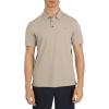 Quiksilver Men’s Regular Fit Premium Soft Short Sleeve Oxford Polo Shirt(Taupe)