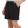 Quiksilver Men’s Regular Fit Stretch Waist Water Friendly Active Hybrid Shorts (S-XXL)(Black)