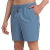 Quiksilver Men’s Regular Fit Stretch Waist Water Friendly Active Hybrid Shorts (S-XXL)(Blue Shadow)