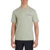 Quiksilver Men’s Soft Cotton Premium Tee Short Sleeve T-Shirt(Light Sage)