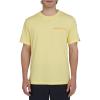 Quiksilver Men’s Soft Cotton Premium Tee Short Sleeve T-Shirt(Pale Yellow)
