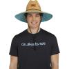 Quiksilver Men’s Wide Brim Outdoor Lifeguard Straw Sun Hat(Limpet Shell)