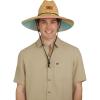 Quiksilver Men’s Wide Brim Outdoor Lifeguard Straw Sun Hat(Papaya)