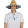 Quiksilver Men’s Wide Brim Outdoor Lifeguard Straw Sun Hat(Royal)