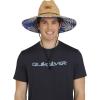 Quiksilver Men’s Wide Brim Outdoor Lifeguard Straw Sun Hat(Royal Blue)