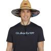 Quiksilver Men’s Wide Brim Outdoor Lifeguard Straw Sun Hat(Sea Spray)