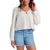 Quiksilver Women’s Kelsey Cotton Cropped Blouse(White)