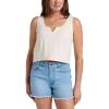 Quiksilver Women’s Nomad Cropped Relaxed Fit Tank Top(Seashell)