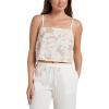 Quiksilver Womens Women’s Jessa Floral Cropped Cami Top(Warm Sand)