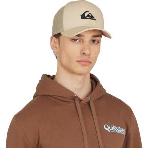 Quiksilver Men’s Premium Cotton Adjustable Snap Back Logo Baseball Cap(Taupe)