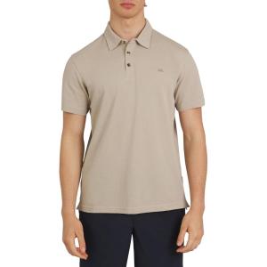 Quiksilver Men’s Regular Fit Premium Soft Short Sleeve Oxford Polo Shirt(Taupe)