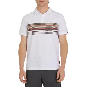 Quiksilver Men’s Regular Fit Soft Cotton Jersey Short Sleeve Polo Shirt(White)