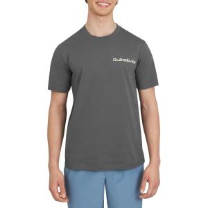 Quiksilver Men’s Soft Cotton Premium Tee Short Sleeve T-Shirt(Iron)