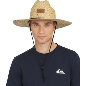 Quiksilver Men’s Wide Brim Outdoor Lifeguard Straw Sun Hat(Natural)