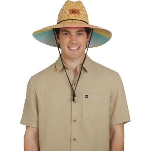 Quiksilver Men’s Wide Brim Outdoor Lifeguard Straw Sun Hat(Papaya)