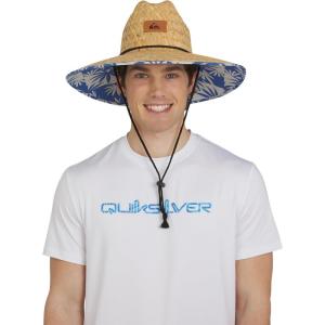 Quiksilver Men’s Wide Brim Outdoor Lifeguard Straw Sun Hat(Royal)