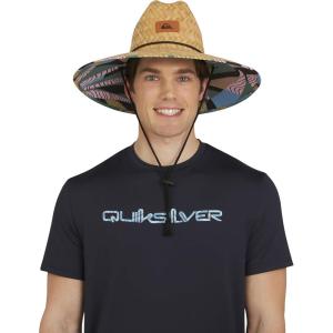 Quiksilver Men’s Wide Brim Outdoor Lifeguard Straw Sun Hat(Sea Spray)