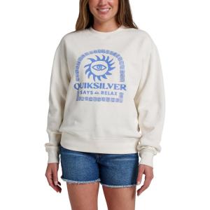 Quiksilver Women’s Relax Crewneck Sweatshirt(White)