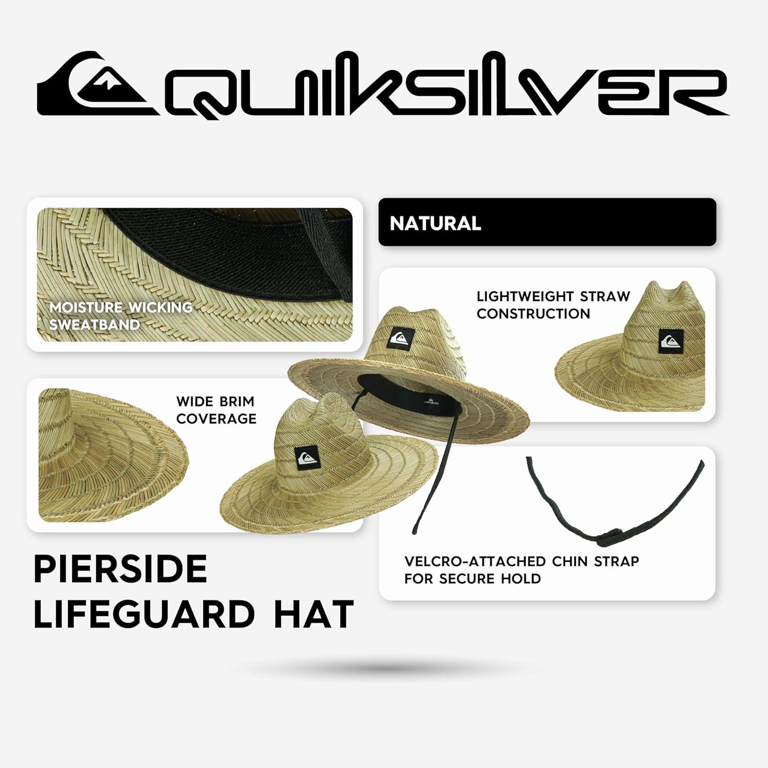 imageQuiksilver Boys Pierside Boy Lifeguard HatNatural