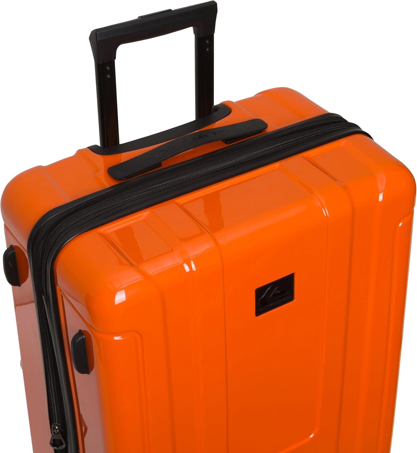 imageQuiksilver Malibu Suitcases PC Hardside Expandable Luggage with Spinner Wheels Large 3Piece Set 202630 ParchmentOrange