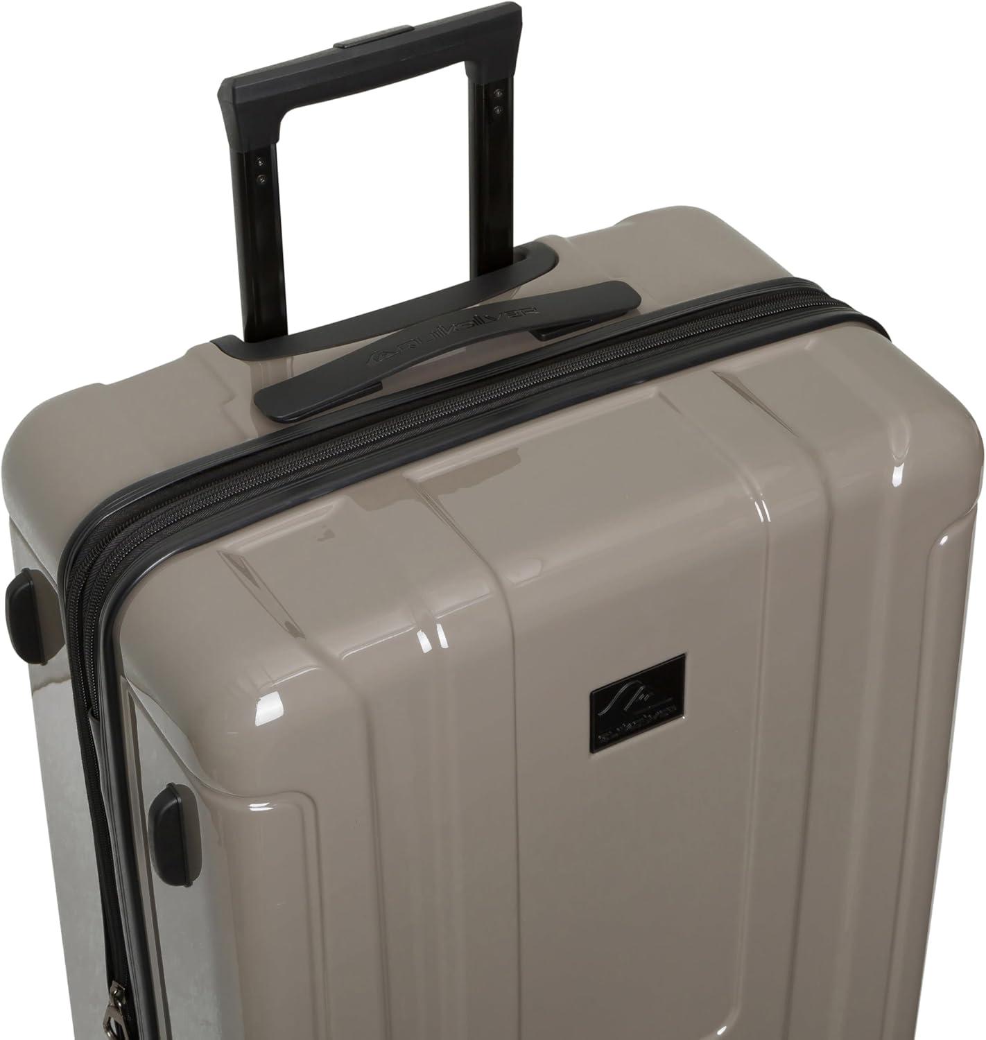 imageQuiksilver Malibu Suitcases PC Hardside Expandable Luggage with Spinner Wheels Large 3Piece Set 202630 ParchmentParchment