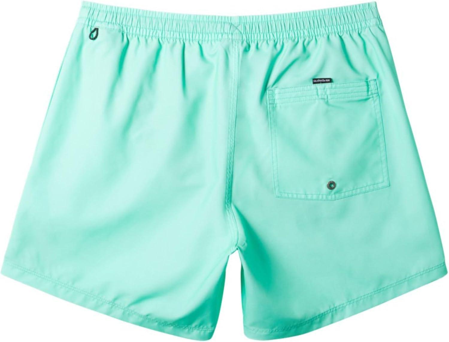 imageQuiksilver Mens Everyday Solid 15 Volley Boardshort Swim TrunkBeveled Glass