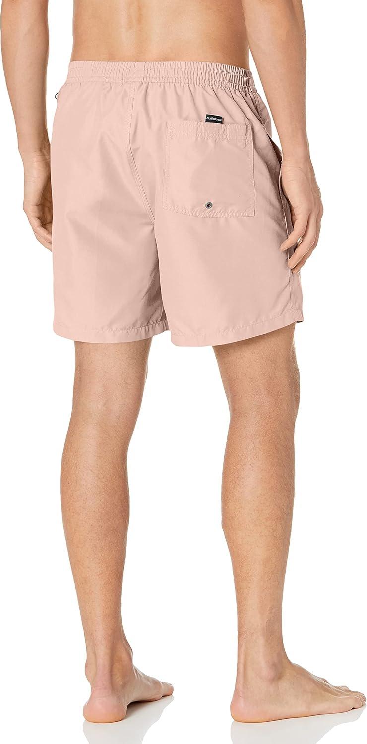 imageQuiksilver Mens Everyday Volley 17 Volley Swim Trunk Bathing SuitSoft Pink Everyday Volley 17