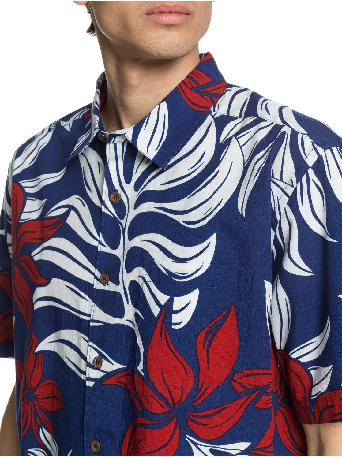 imageQuiksilver Mens Fourth Flowers WovenEstate Blue Fourth Flowers