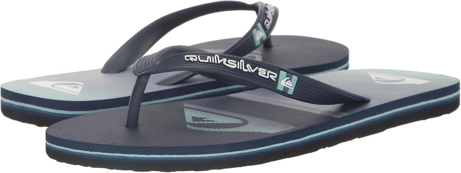 imageQuiksilver Mens Molokai Flip Flop Athletic SandalBlueBlueGreen 233