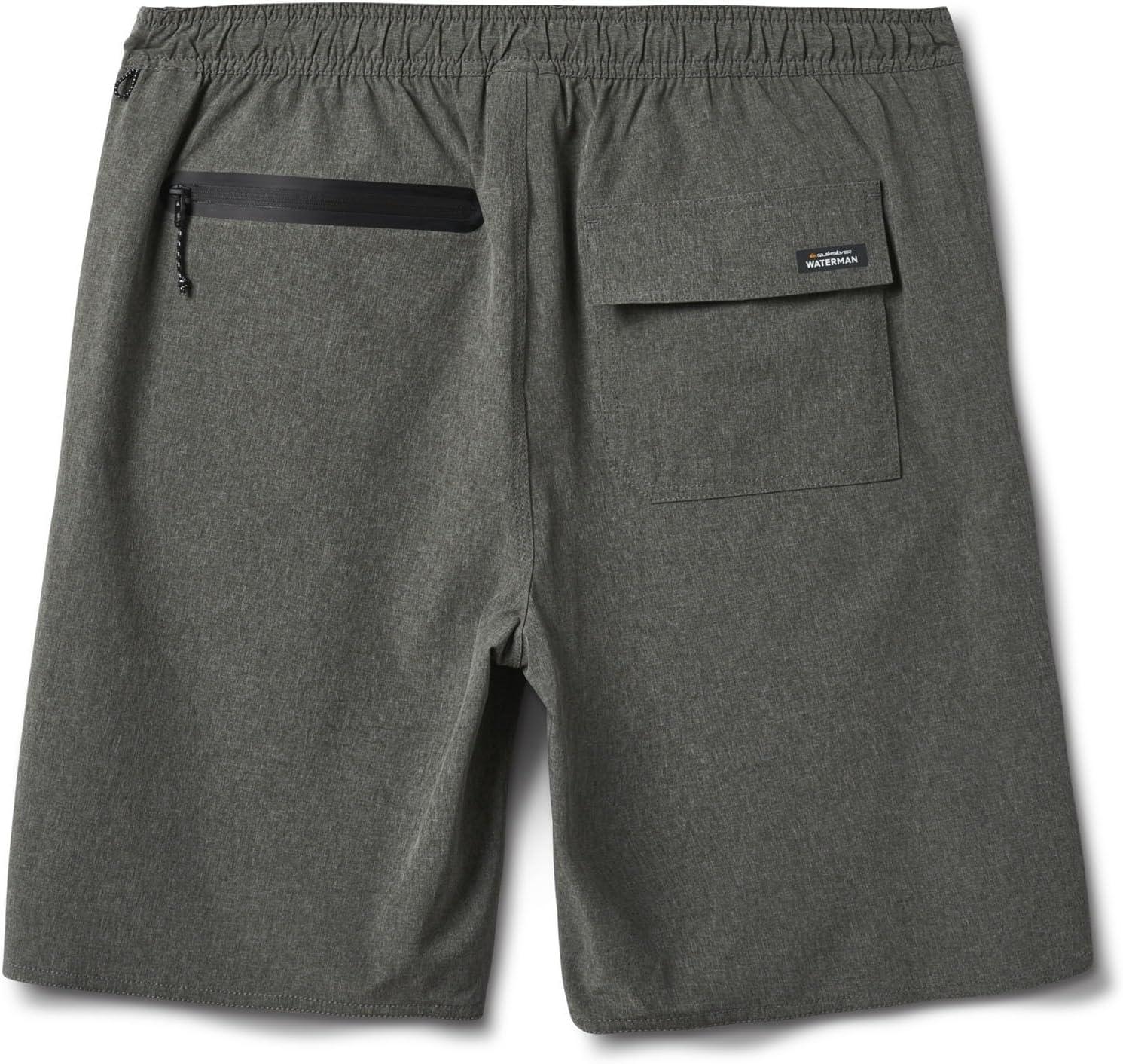imageQuiksilver Mens Quiksilver Mens SUVA Amphibian 20 Hybrid ShortDark Grey Hth