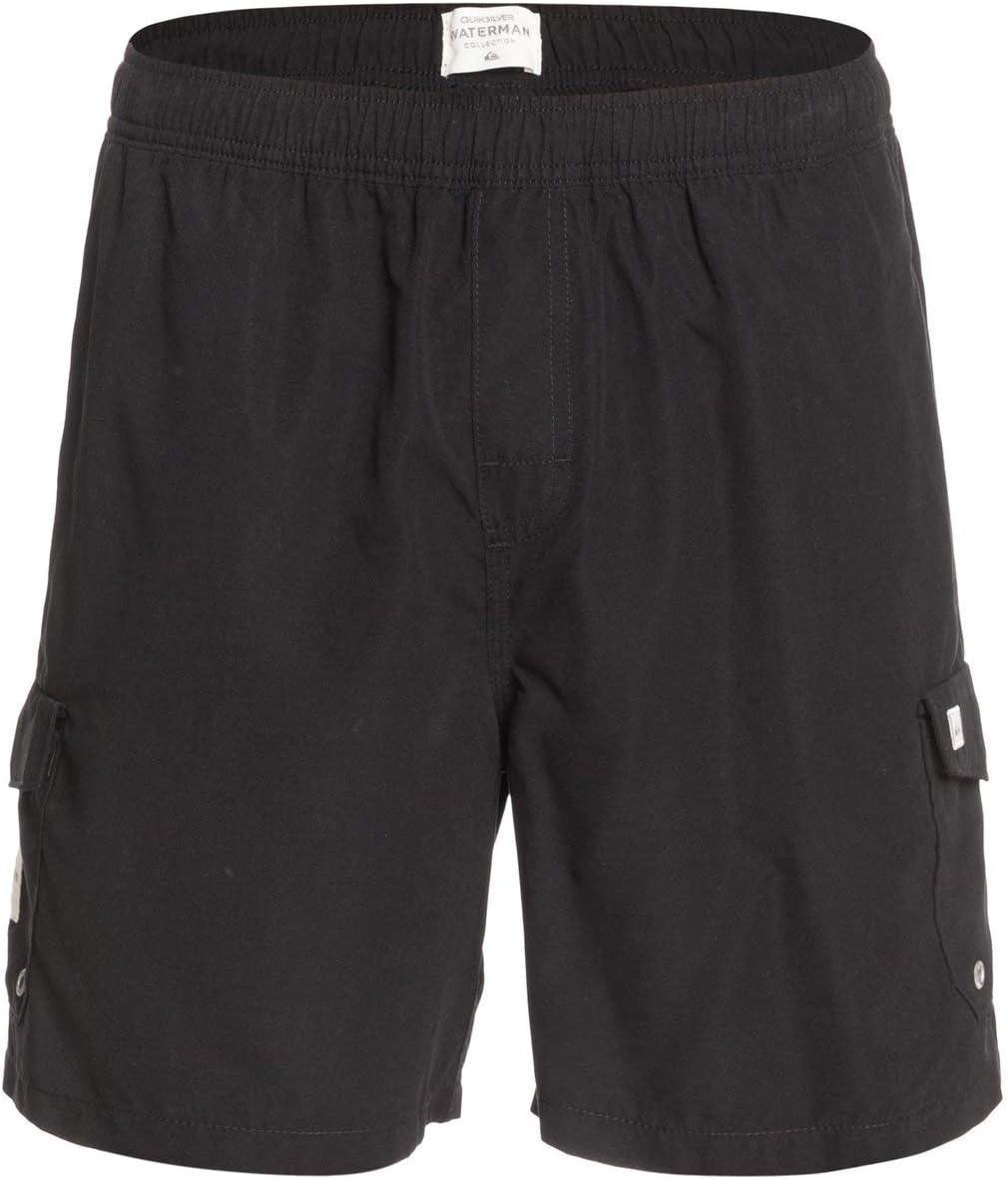imageQuiksilver Mens Standard Balance Volley 18 Swim Trunk BoardshortBlack