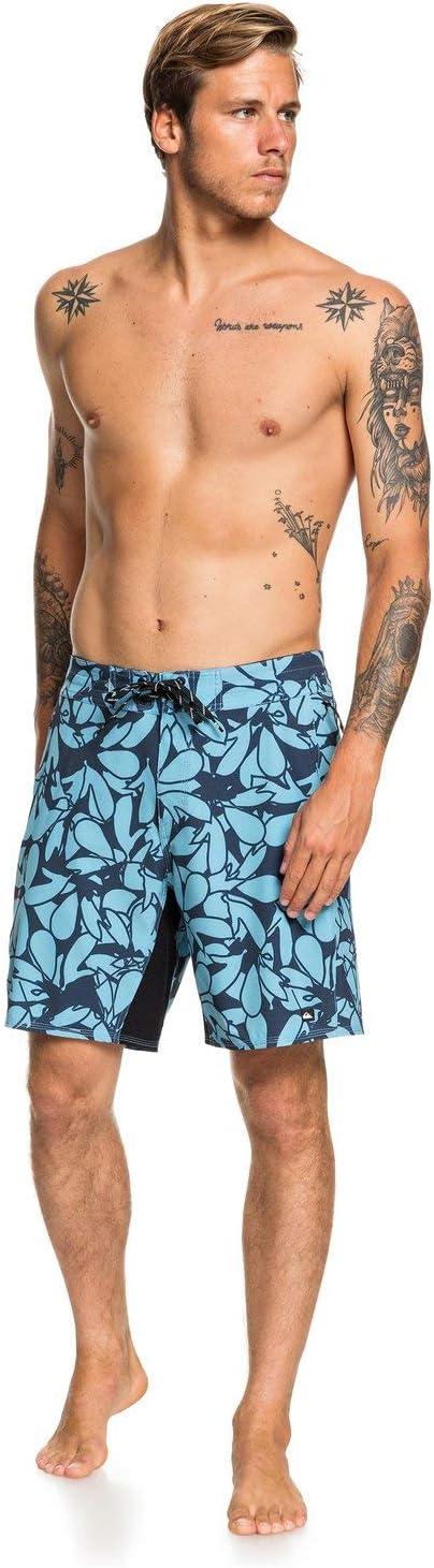 imageQuiksilver Mens Standard Paddler Print Boardshort 19 Swim TrunkStill Water
