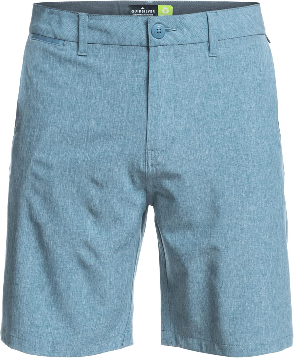 imageQuiksilver Mens Union Amphibian 20 Inch Water Friendly Hybrid Short 2844Captains Blue