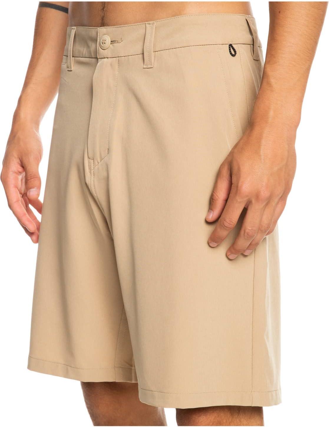 imageQuiksilver Mens Union Amphibian 20 Inch Water Friendly Hybrid Short 2844Cornstalk