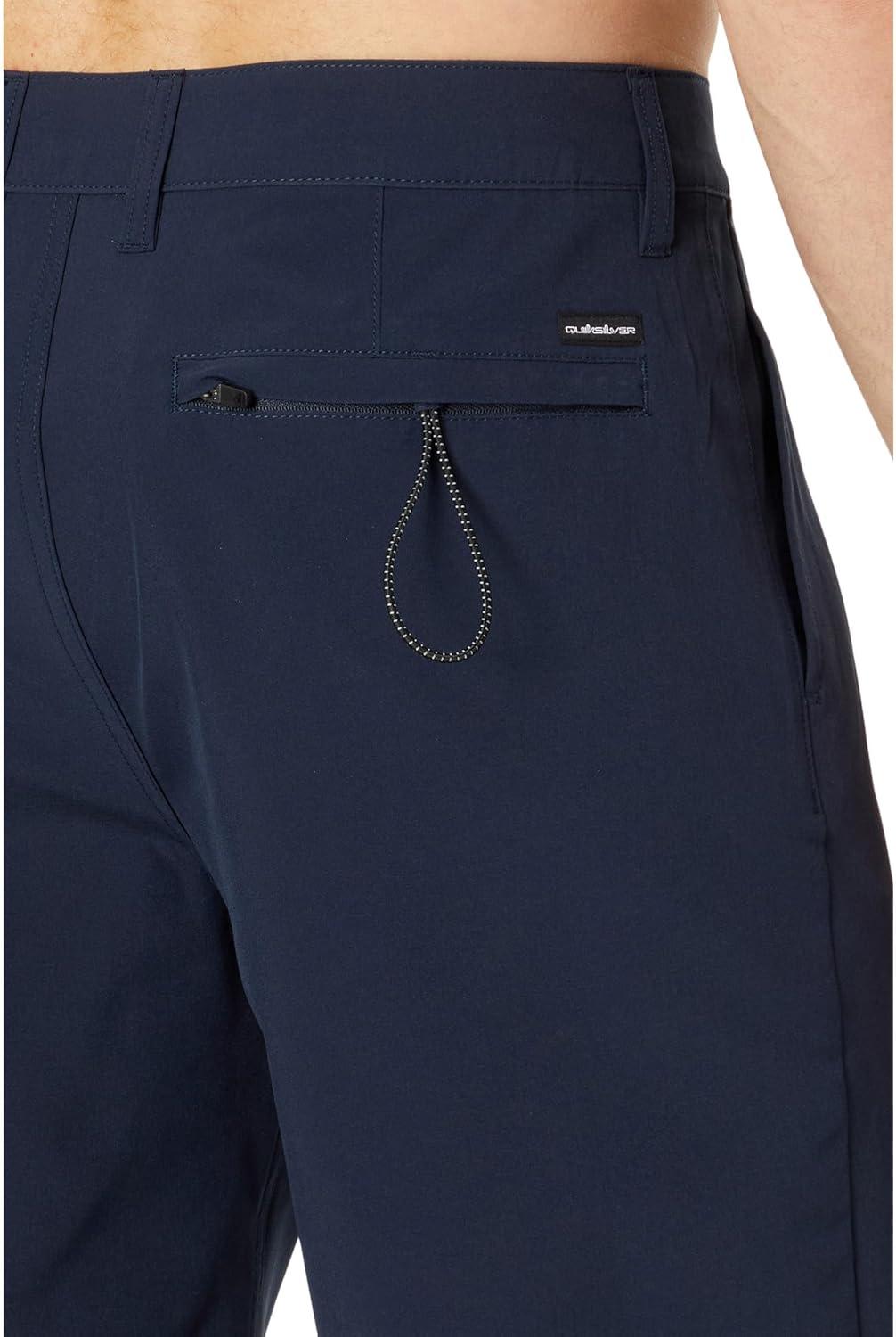 imageQuiksilver Mens Union Amphibian 20 Inch Water Friendly Hybrid Short 2844Dark Navy