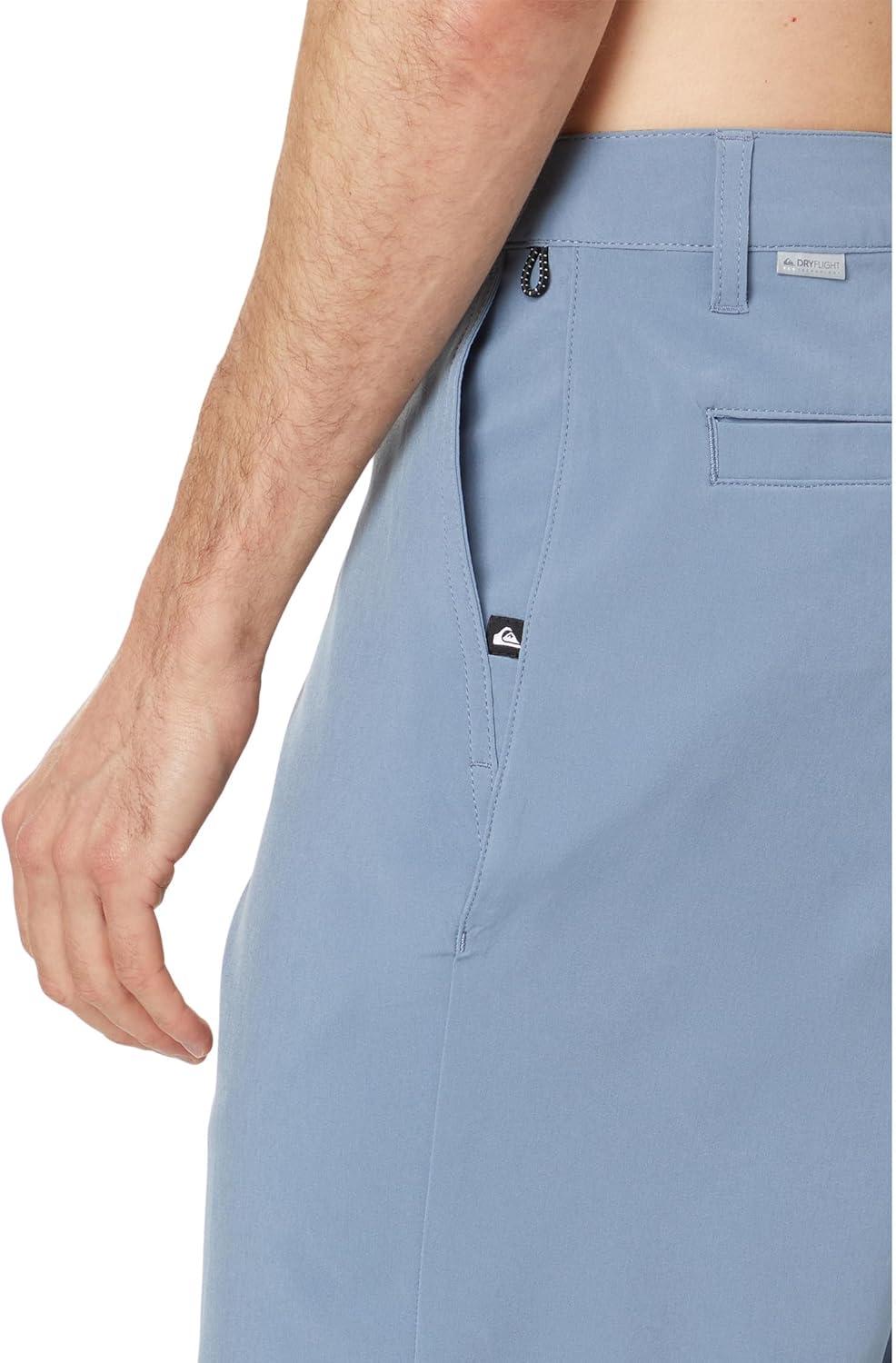 imageQuiksilver Mens Union Amphibian 20 Inch Water Friendly Hybrid Short 2844Flint Stone