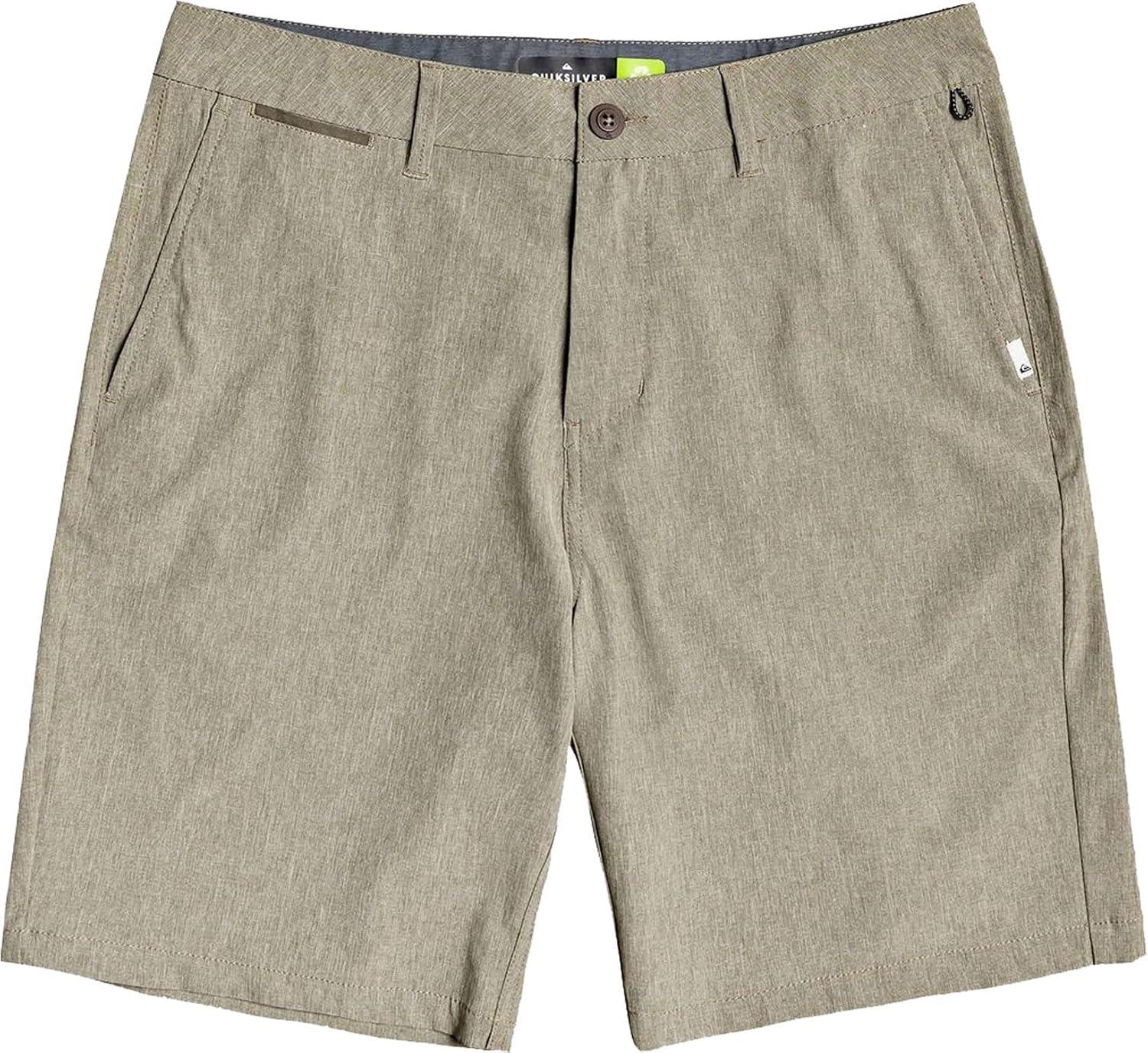 imageQuiksilver Mens Union Amphibian 20 Inch Water Friendly Hybrid Short 2844Kalamata Heather