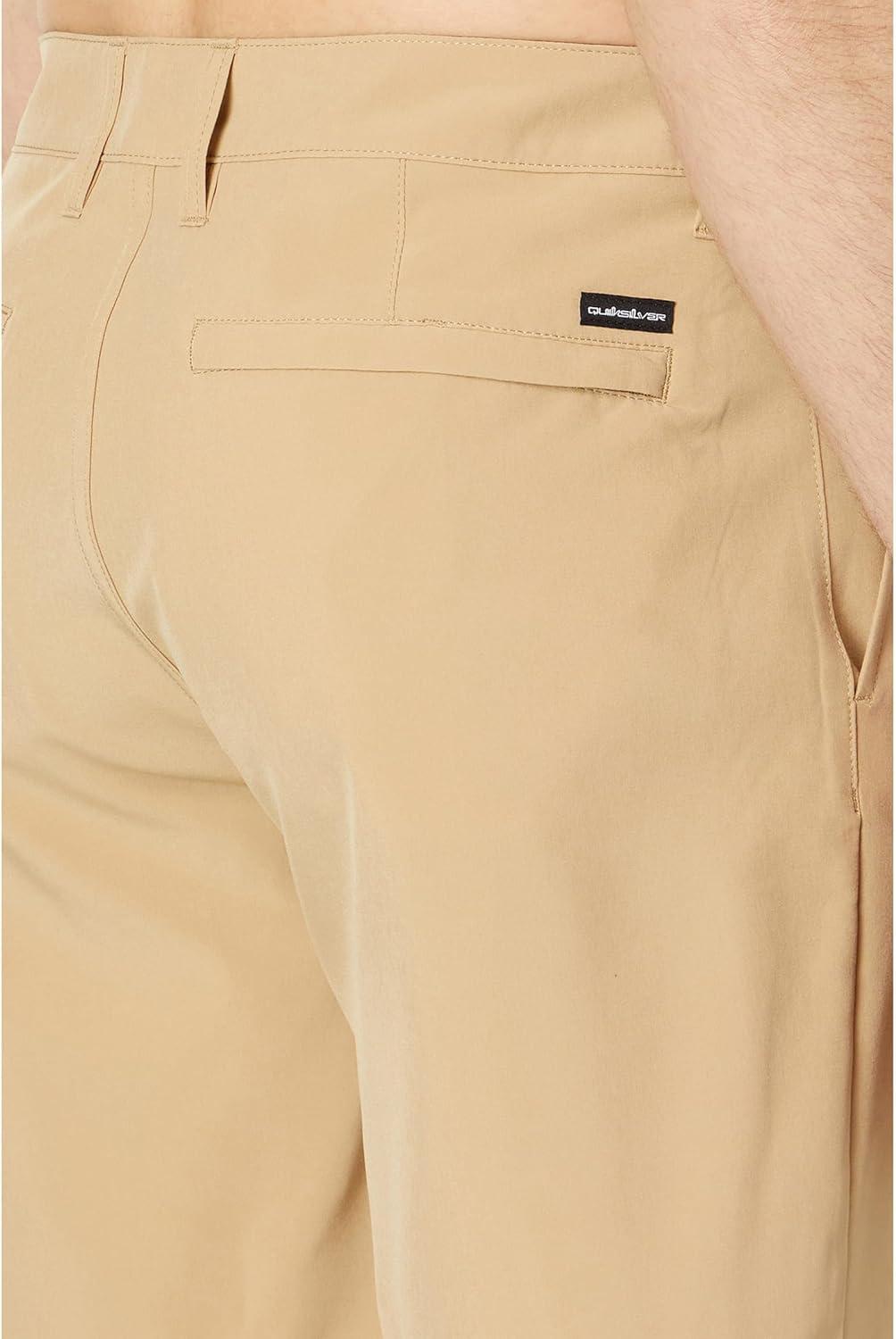 imageQuiksilver Mens Union Amphibian 20 Inch Water Friendly Hybrid Short 2844Khaki