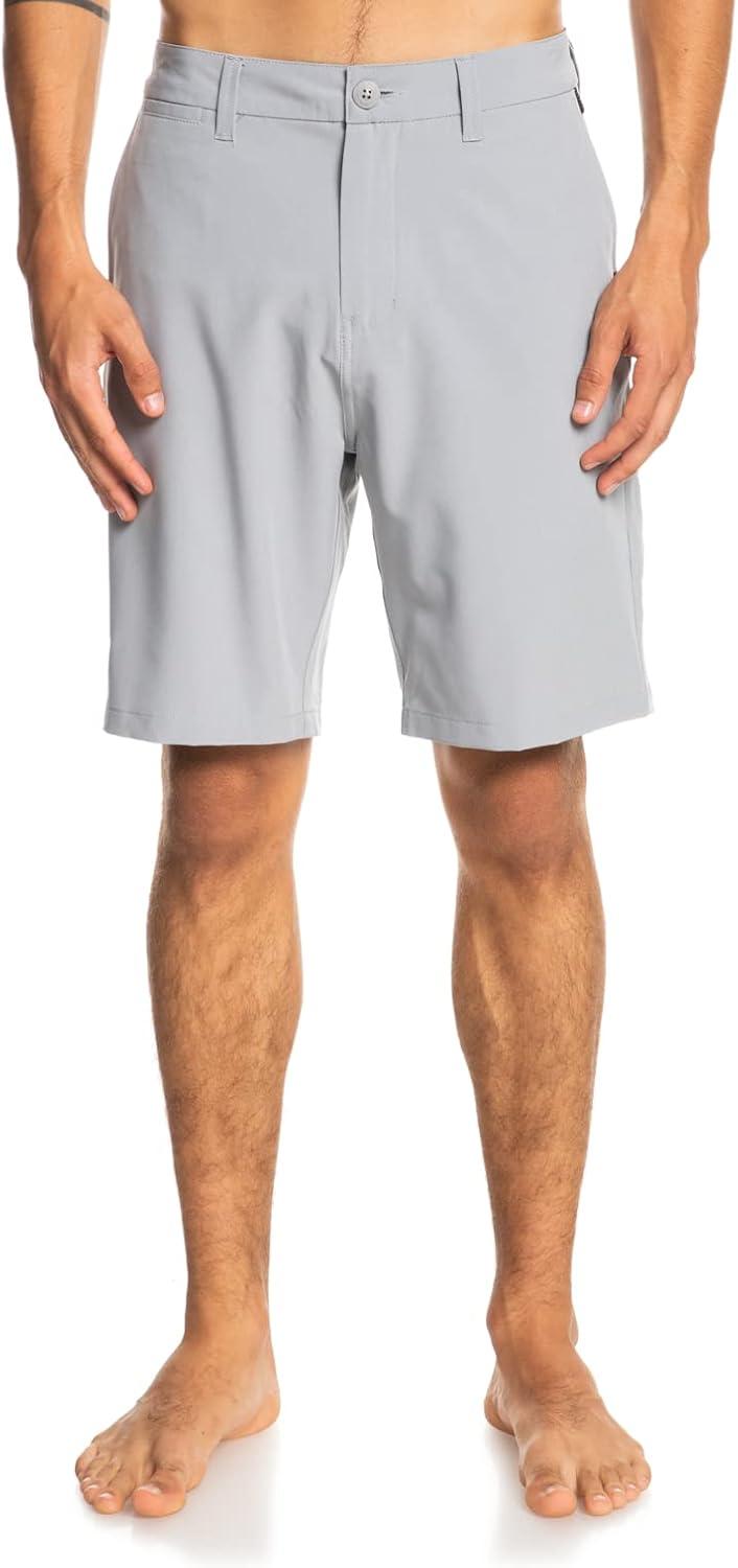 imageQuiksilver Mens Union Amphibian 20 Inch Water Friendly Hybrid Short 2844Sleet Ocean