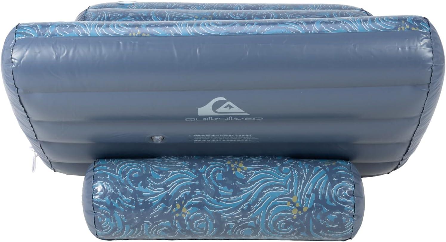 imageQuiksilver Pool Lounger Float Inflatable Lounge Chair with Backrest ampamp Cup Holders Durable ampamp Comfortable Pool Float for Adults Perfect for Pool Lake or BeachOversized Lounger